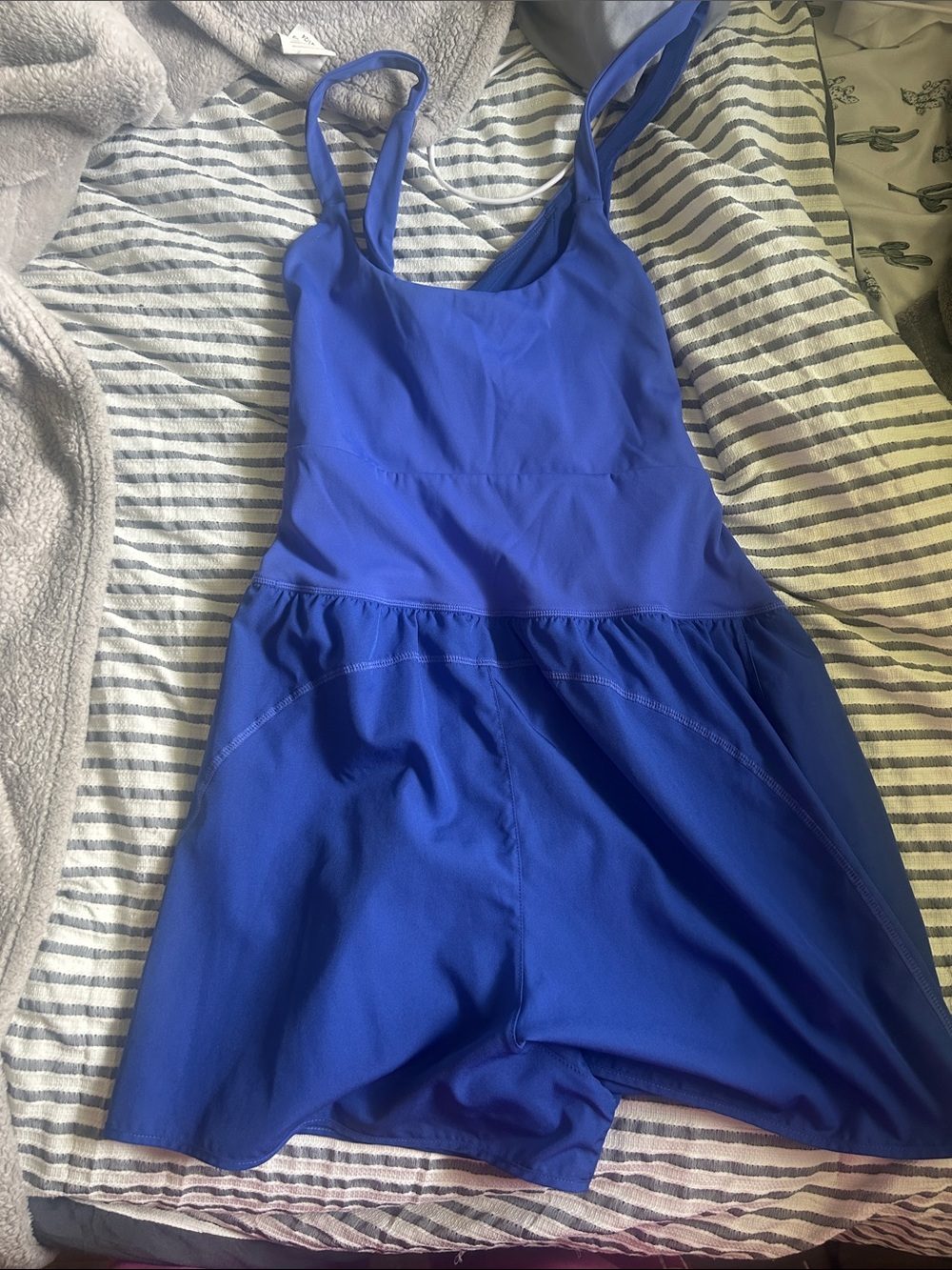 Royal Blue Women's Romper Dress Jumpsuit